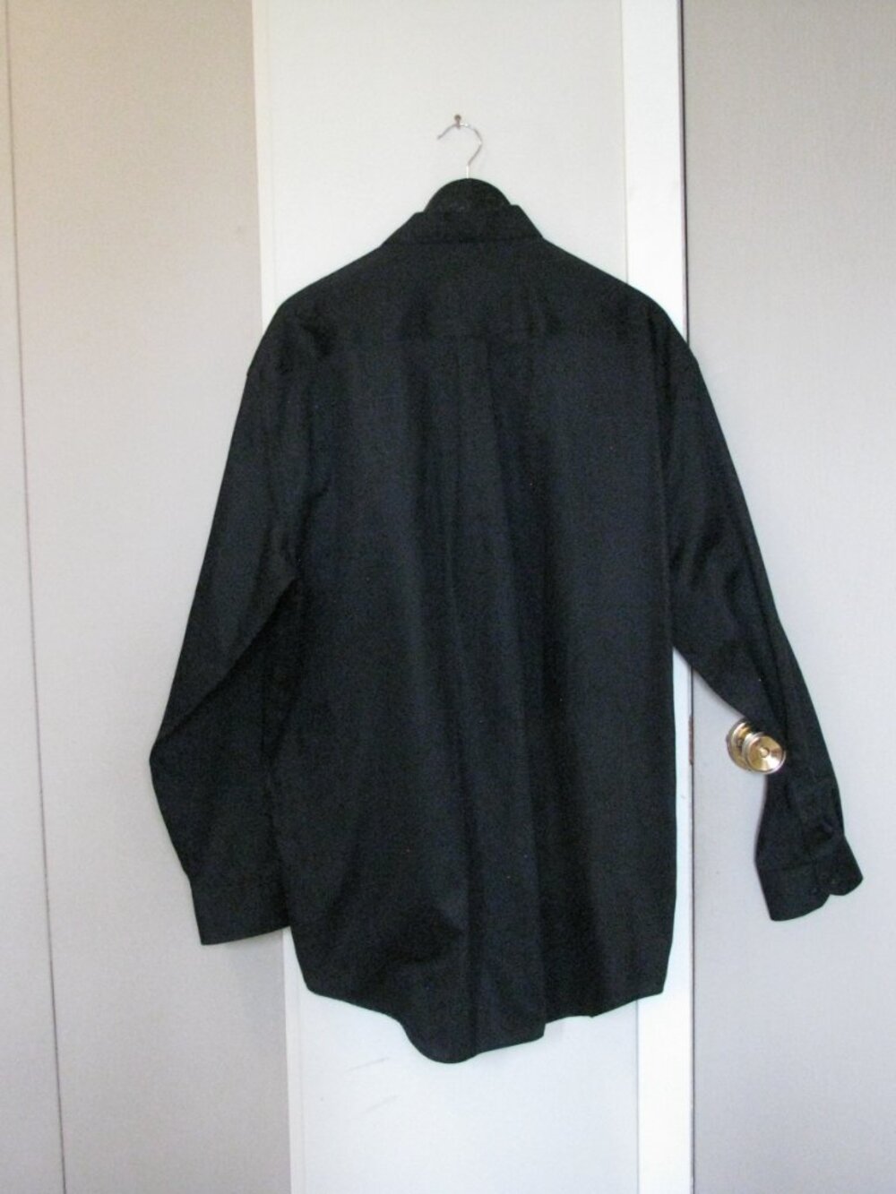 Suslo Couture Limited Edition Comfort Stretch Wrinkle Free Black Dress Shirt 2XL - Picture 5 of 9